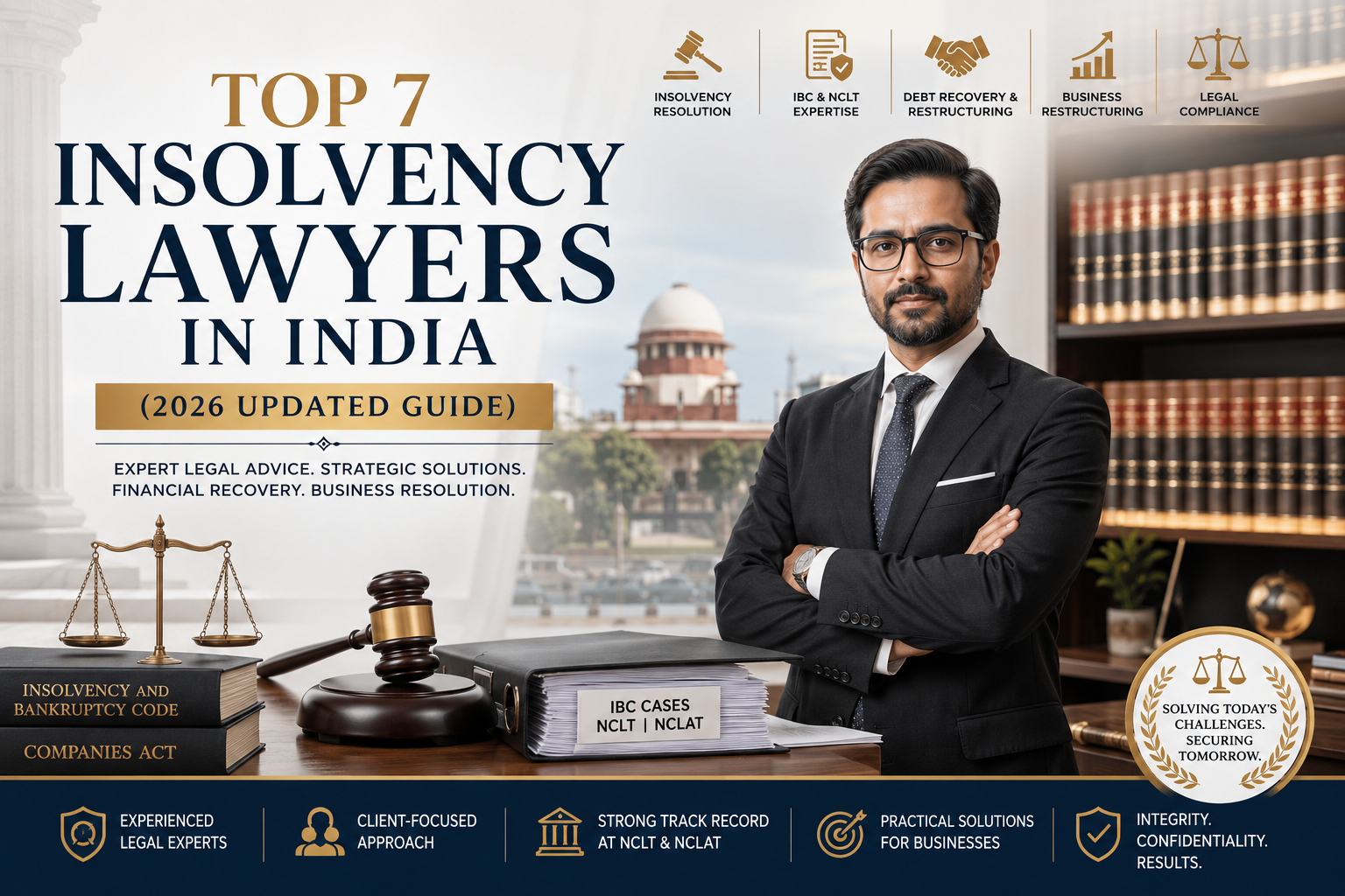 Top 7 Insolvency Lawyers in India (2026 Updated Guide)